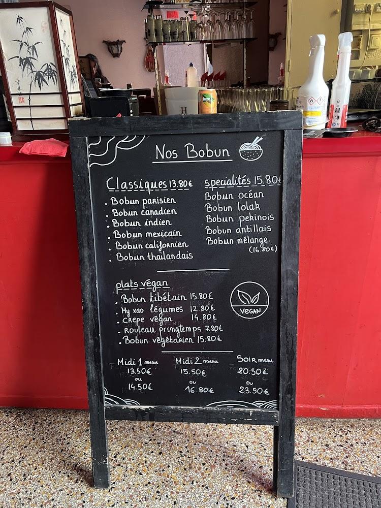 Restaurant La Tonkinoise - Menu Image 1